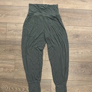 Aerie Ribbed Charcoal Pants